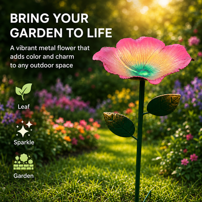 🔥LIMITED FLASH SALE🦜 Colorful Floral Bird Feeder Stake | Wildlife Garden Must-Have