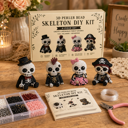 🏆Limited Time Sale 50% OFF🧵✨Petite 3D Beaded Animal Craft Kit