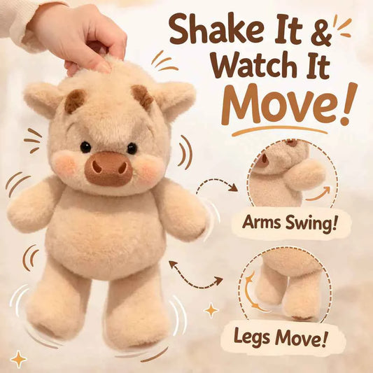 Running Highland Cow Plushie🐮🐑🐷