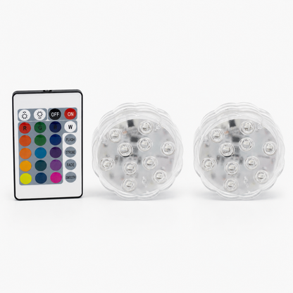 🌈 Waterproof Pool LED Lights | Remote Control Underwater Lamps