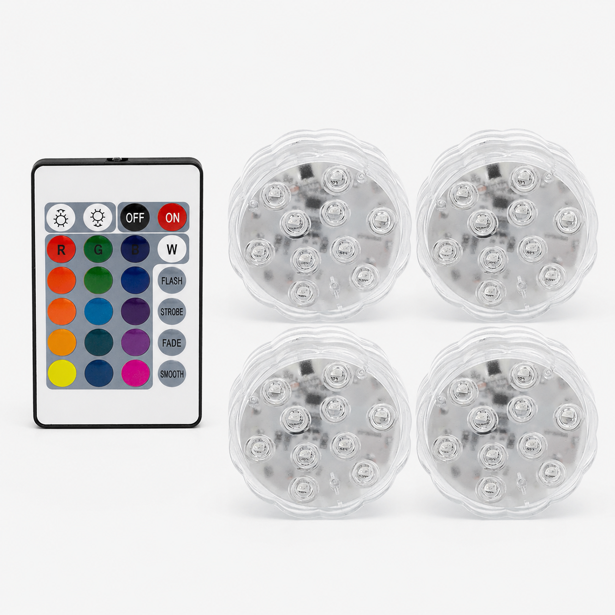 🌈 Waterproof Pool LED Lights | Remote Control Underwater Lamps