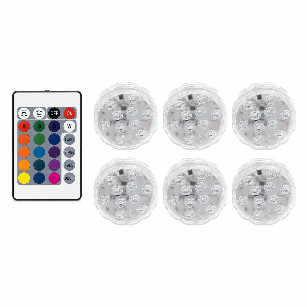🌈 Waterproof Pool LED Lights | Remote Control Underwater Lamps
