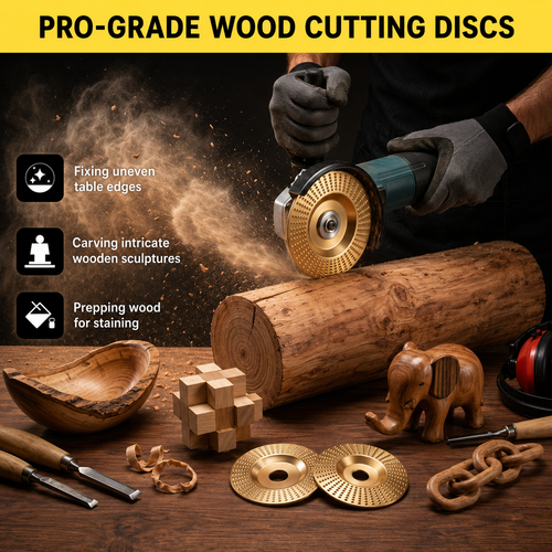 ✨ Pro-Grade Wood Carving Discs | 50% OFF ✦ Faster, Cleaner Woodworking Cuts🪵⚙️