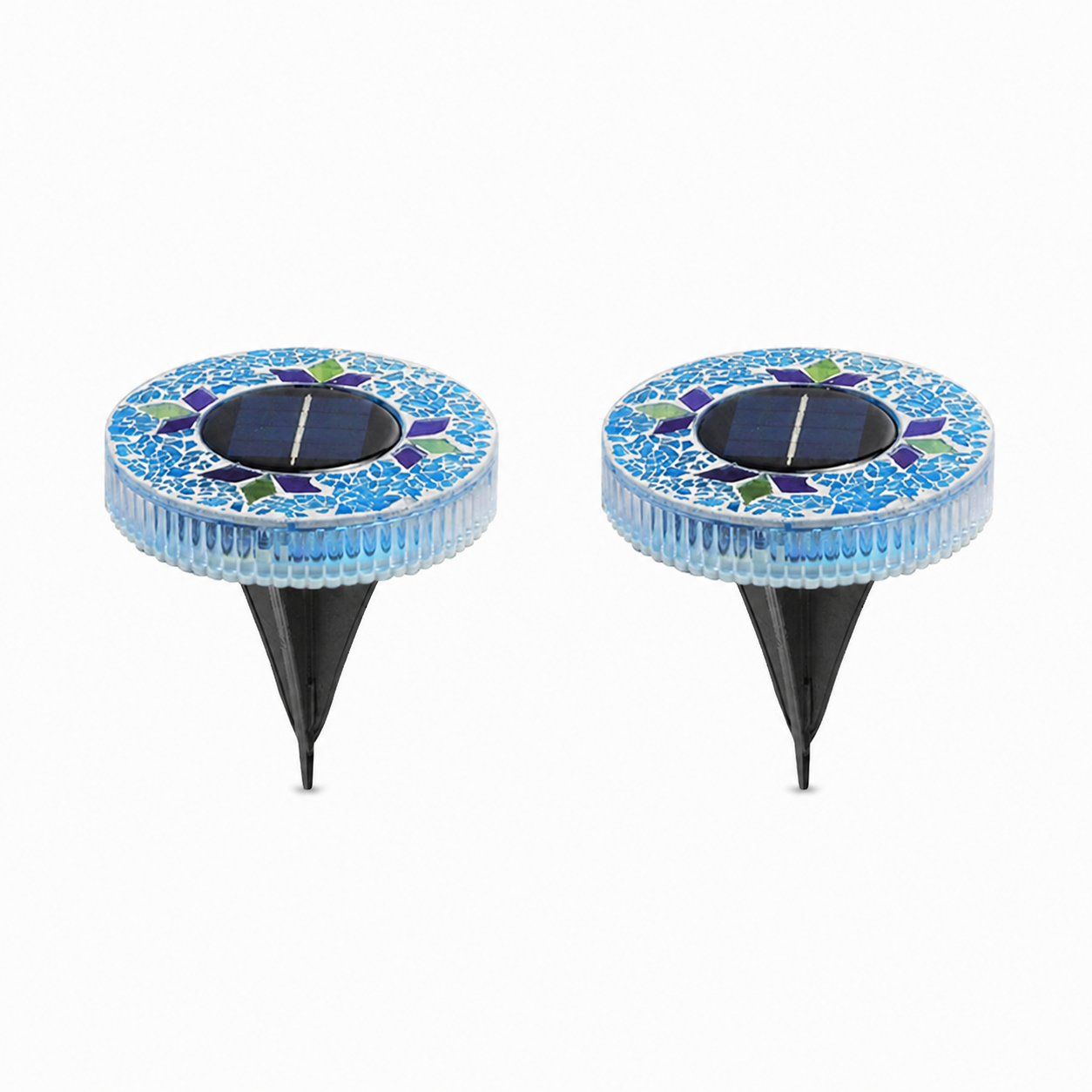 Mosaic Solar Disk Lights