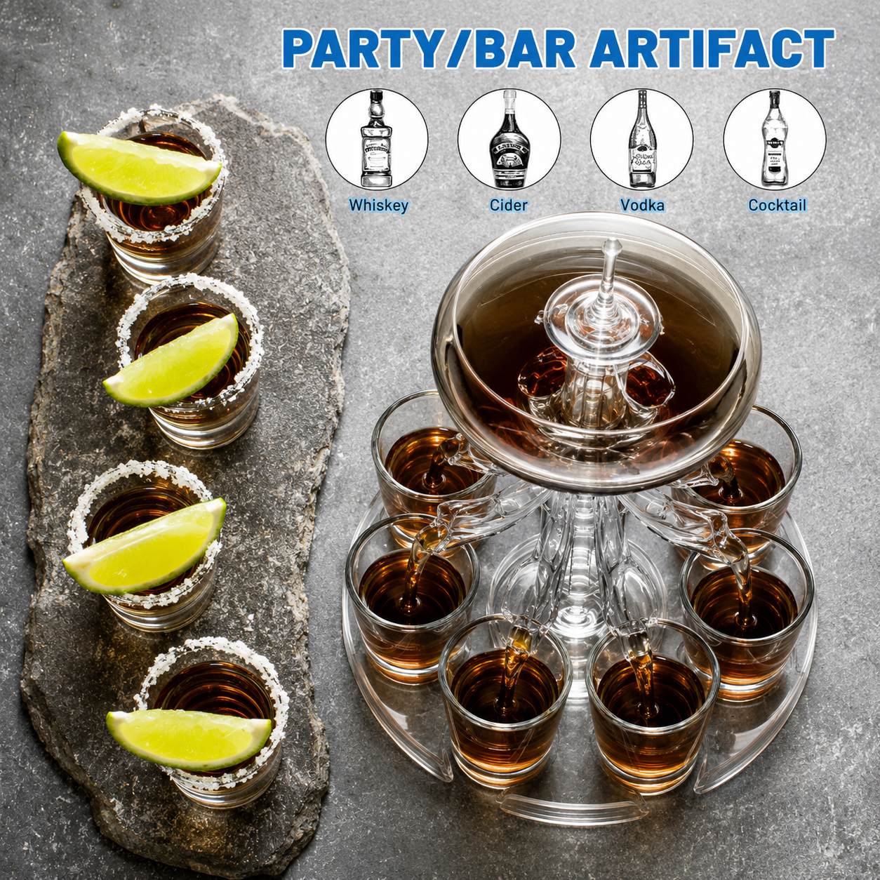 (💥HOT SALE-40% OFF💥)2026 New 6 Shot Liquor Dispenser