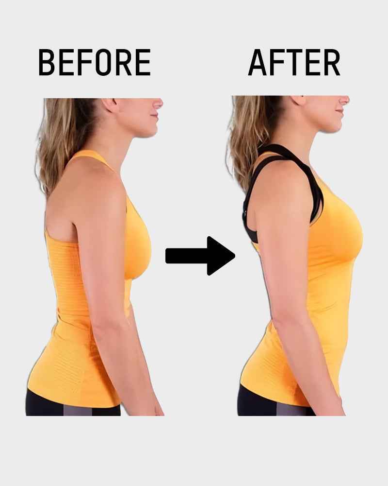 👙 Front Closure Bra | Wireless Posture Support Cross-Back