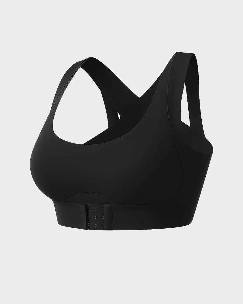 👙 Front Closure Bra | Wireless Posture Support Cross-Back
