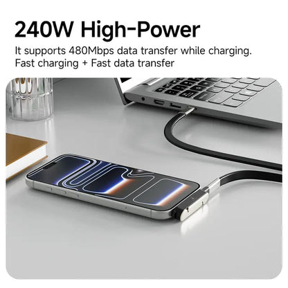 🔥Hot Sale 50% OFF⚡Invisible stand charging cable🔆 | Official Authorized | MFi-Certified Cables🔥