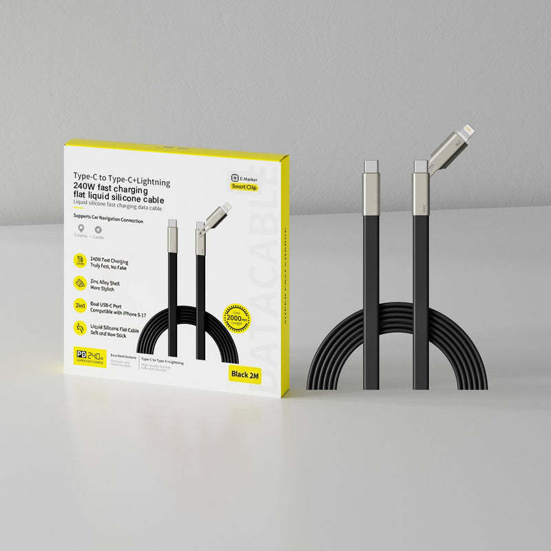 🔥Hot Sale 50% OFF⚡Invisible stand charging cable🔆 | Official Authorized | MFi-Certified Cables🔥