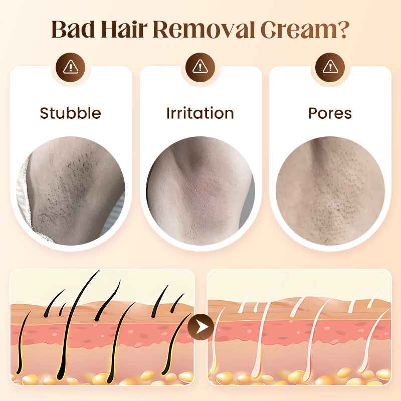 🔥LAST DAY 50% OFF Ahlwo  Gentle & Painless Hair Removal Cream Duo for Sensitive Skin