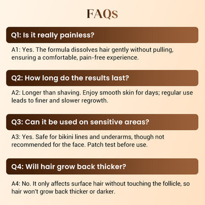 🔥LAST DAY 50% OFF Ahlwo  Gentle & Painless Hair Removal Cream Duo for Sensitive Skin