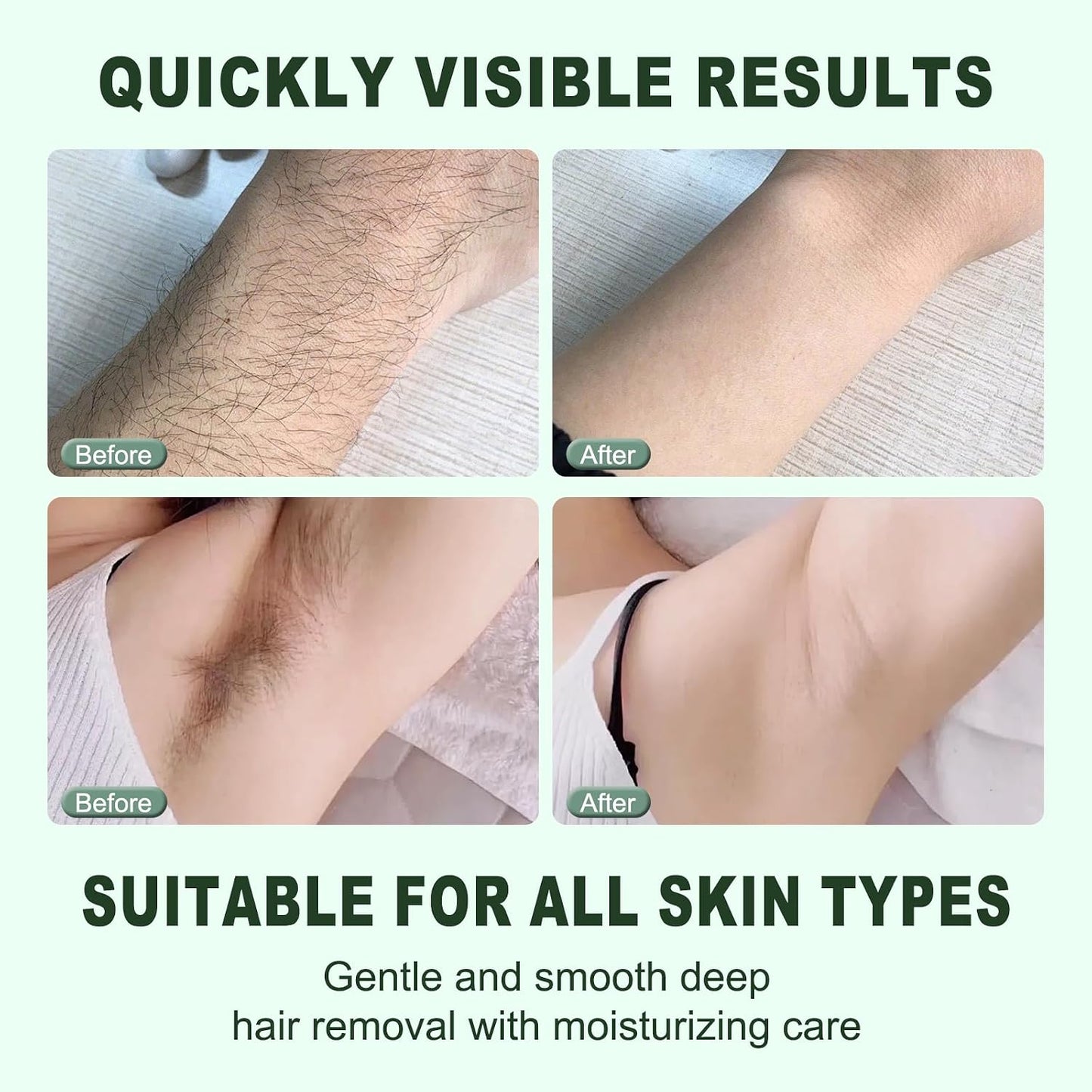 ✨LAST DAY -BUY 1 GET 1 FREE🤩  Ahlwo Painless Depilatory Cream – No Razor Bumps, No Harsh Odor