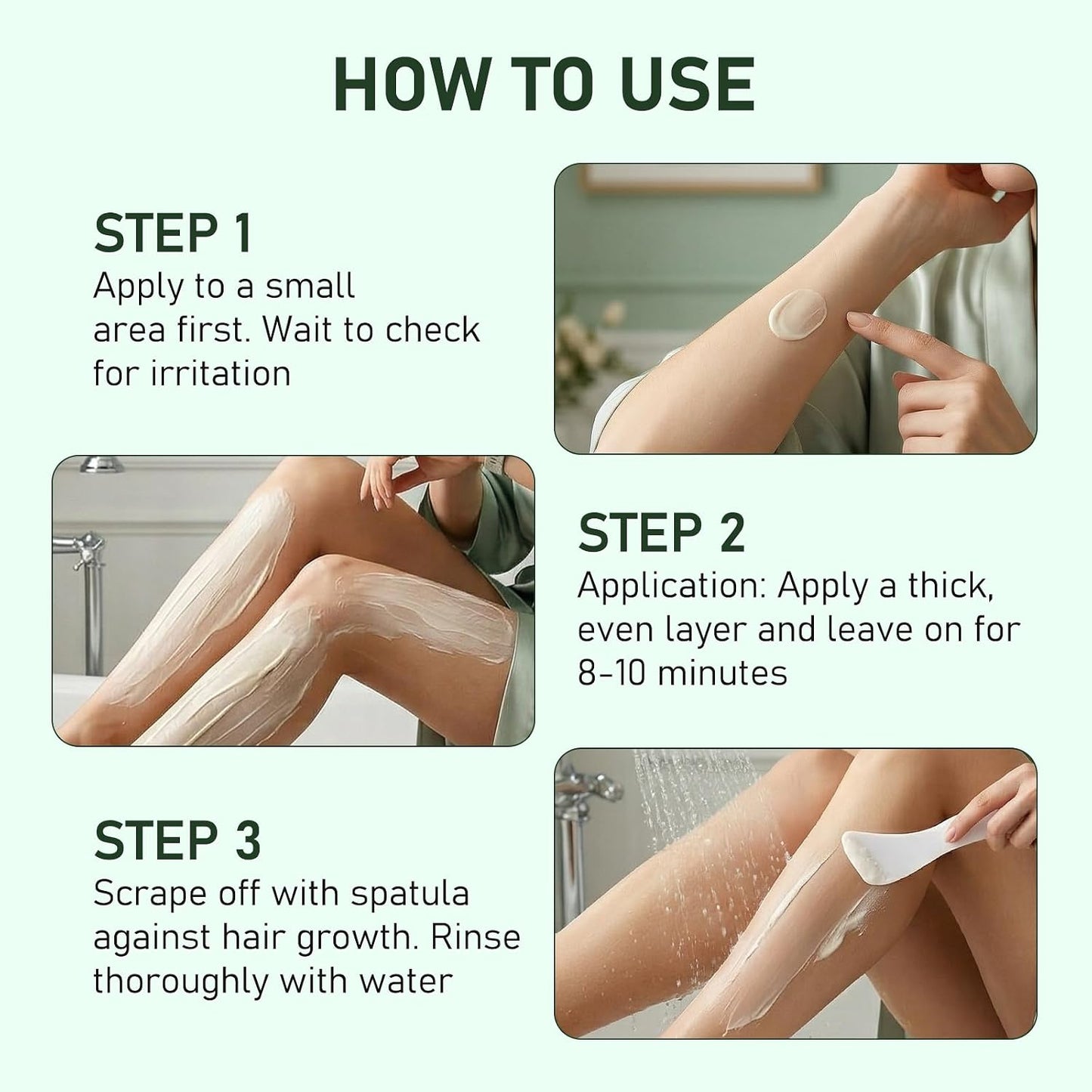 ✨LAST DAY -BUY 1 GET 1 FREE🤩  Ahlwo Painless Depilatory Cream – No Razor Bumps, No Harsh Odor