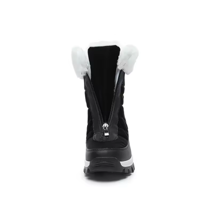 Women’s Cozy Winter Snow Boots – Plush Warmth, Non-Slip Grip & Easy Zipper Design