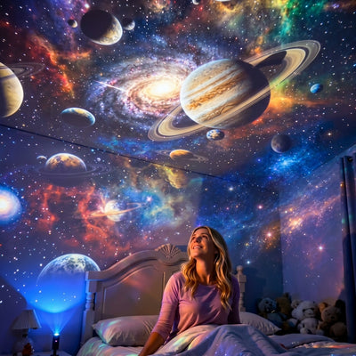🌌 5D Galaxy Ocean Projector – Turn Any Room Into a Dreamy Cosmic Escape