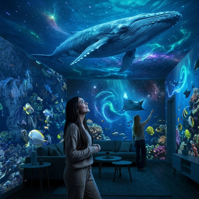 🌌 5D Galaxy Ocean Projector – Turn Any Room Into a Dreamy Cosmic Escape