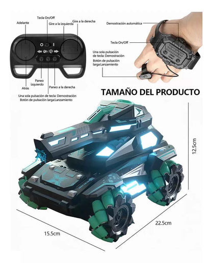 🔥Shocking Offer! Remote Controlled Super Tank Shoots Hydrogel - Unstoppable Discount! 🚀