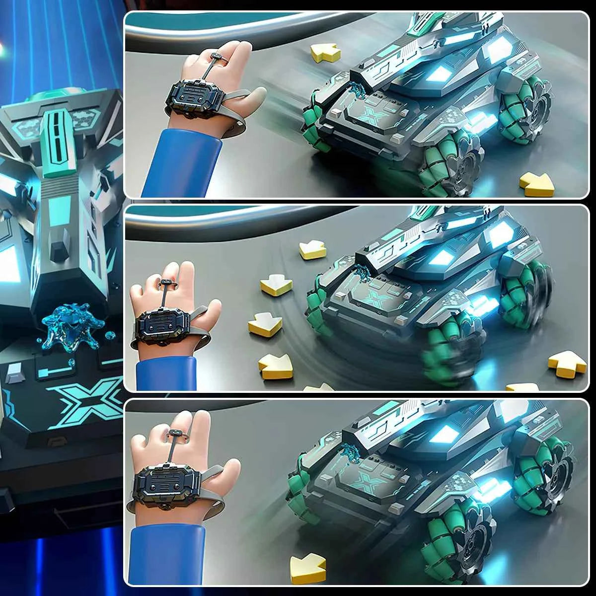 🔥Shocking Offer! Remote Controlled Super Tank Shoots Hydrogel - Unstoppable Discount! 🚀
