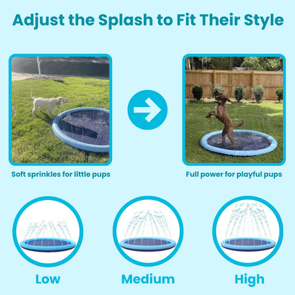 🐾 Pet Splash Pad | Summer Outdoor Water Fun Mat