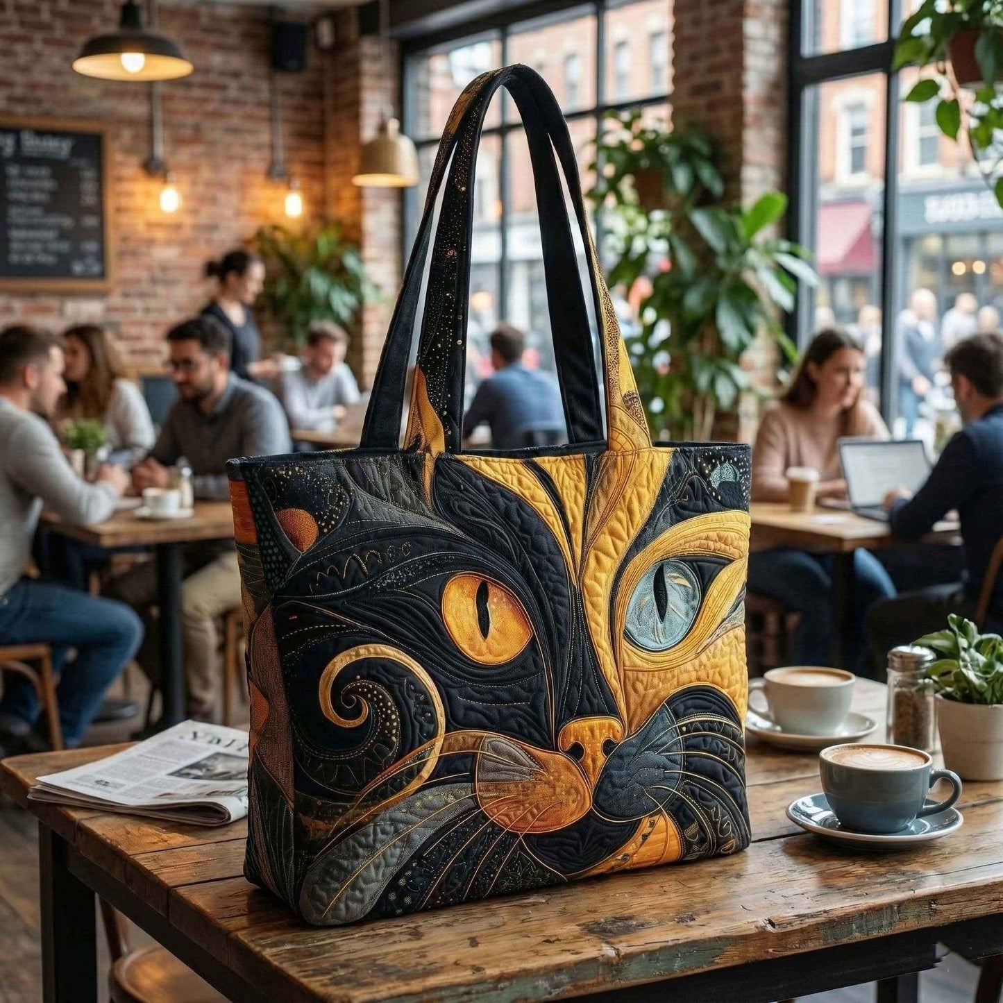🔥 2026 Best Seller - Catitude Quilted Tote Bag