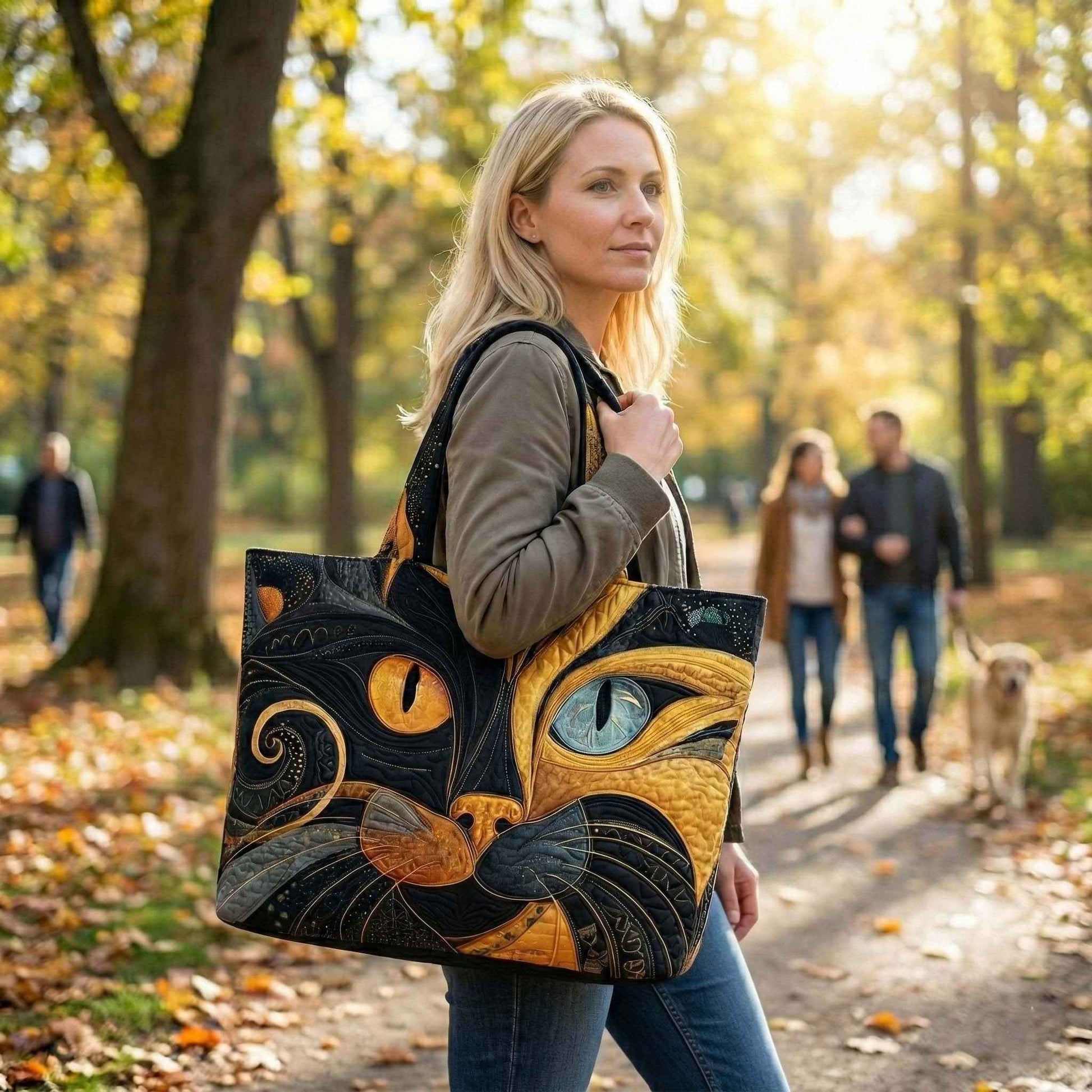 🔥 2026 Best Seller - Catitude Quilted Tote Bag