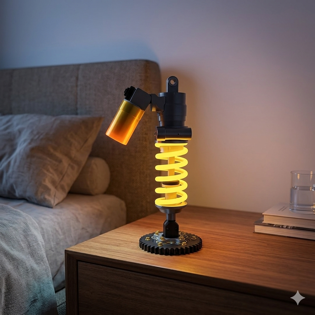 💥SAVE 48%🔥 Suspension Shock Absorber LED Lamp | Adjustable Decor Light For Gamers & Car Enthusiasts
