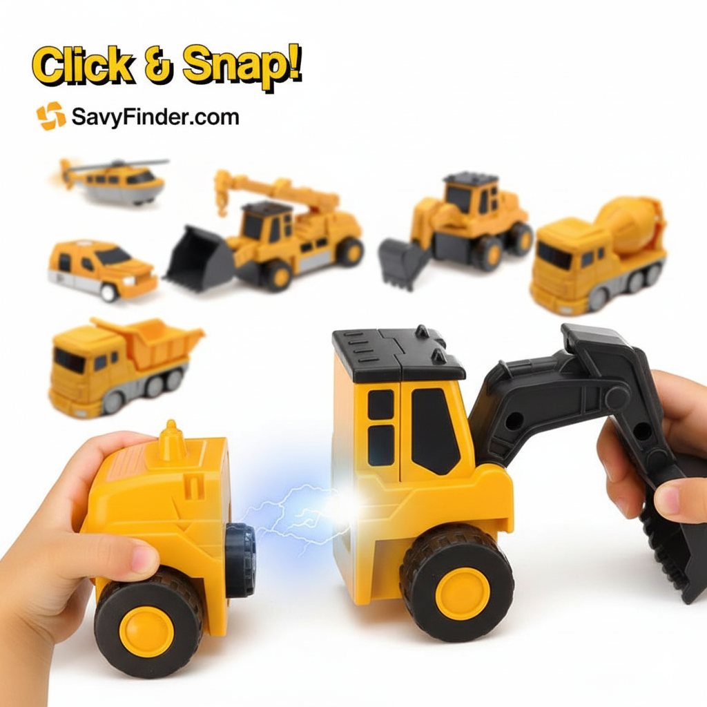 Magnetic Robo Car Adventure with Storage Box