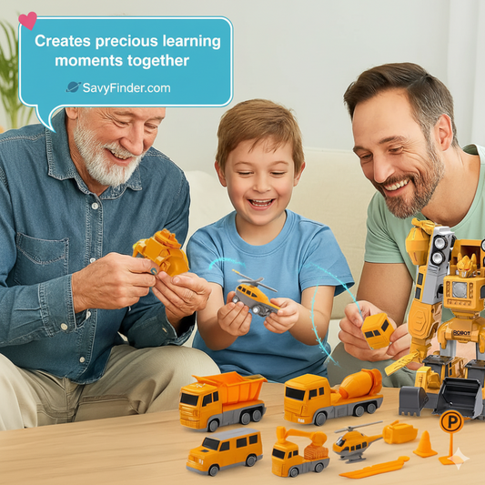Magnetic Robo Car Adventure with Storage Box