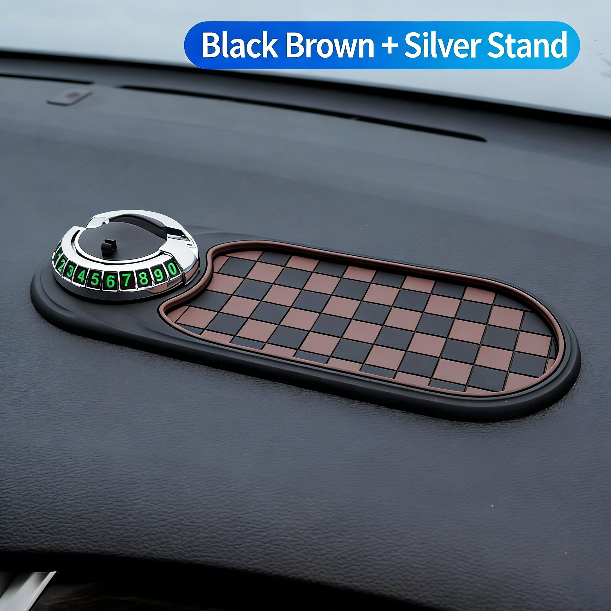 Black and brown 🤍Silver stand