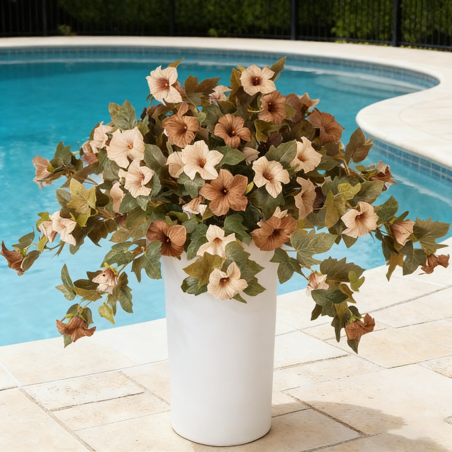 🌺🌷Artificial Fake Petunia Flowersfor Outdoor Decoration ✨(2Pcs)