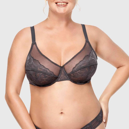 🔥Buy 2 Get 1 Free🔥Full Coverage Lace Minimizer Bra - Petal