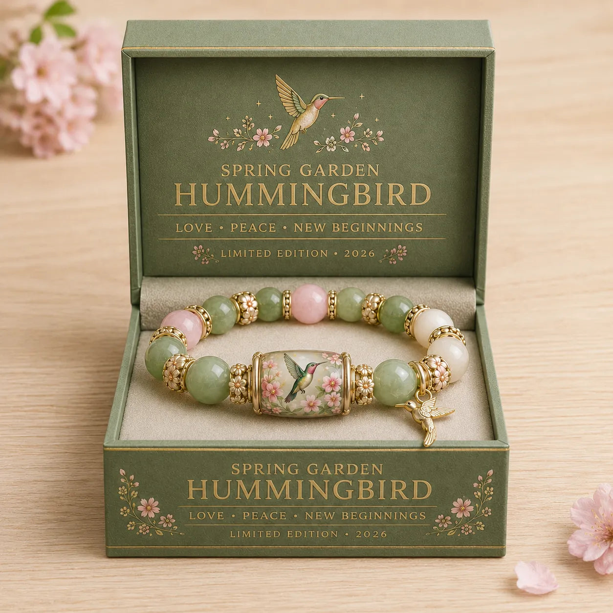 💜Hummingbird Garden Faith Bracelet 🌸 | 2026 Limited Edition Bracelet