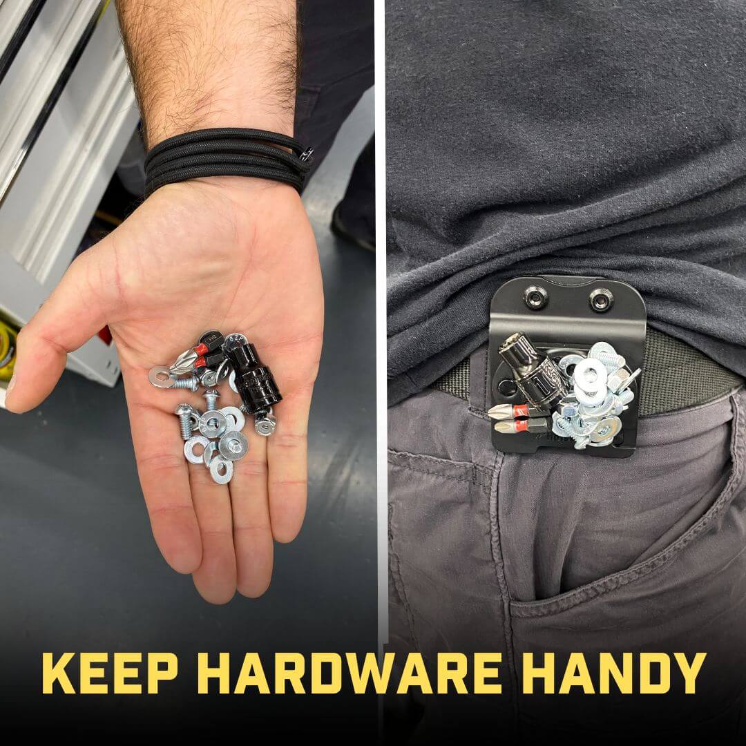 ⚙️ Magnetic Hardware Holder | Strong & Space-Saving Design