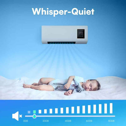 Fast Cooling & Heating❄️🔥 2-in-1 Wall-Mounted Heater & Air Cooler | Built for Everyday Living🍃