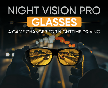 Night Vision Glasses😎-no more struggle with blinding headlights at night👍