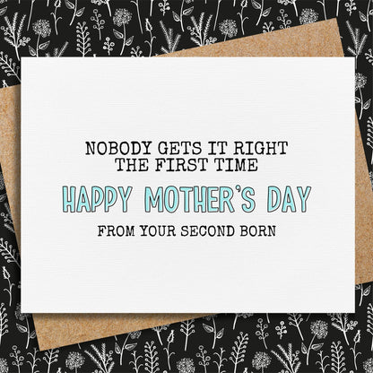 🌺Mother’s Day Discount💐Funny Mother’s Day Card: "Favorite Child" Gag Gift   🎈