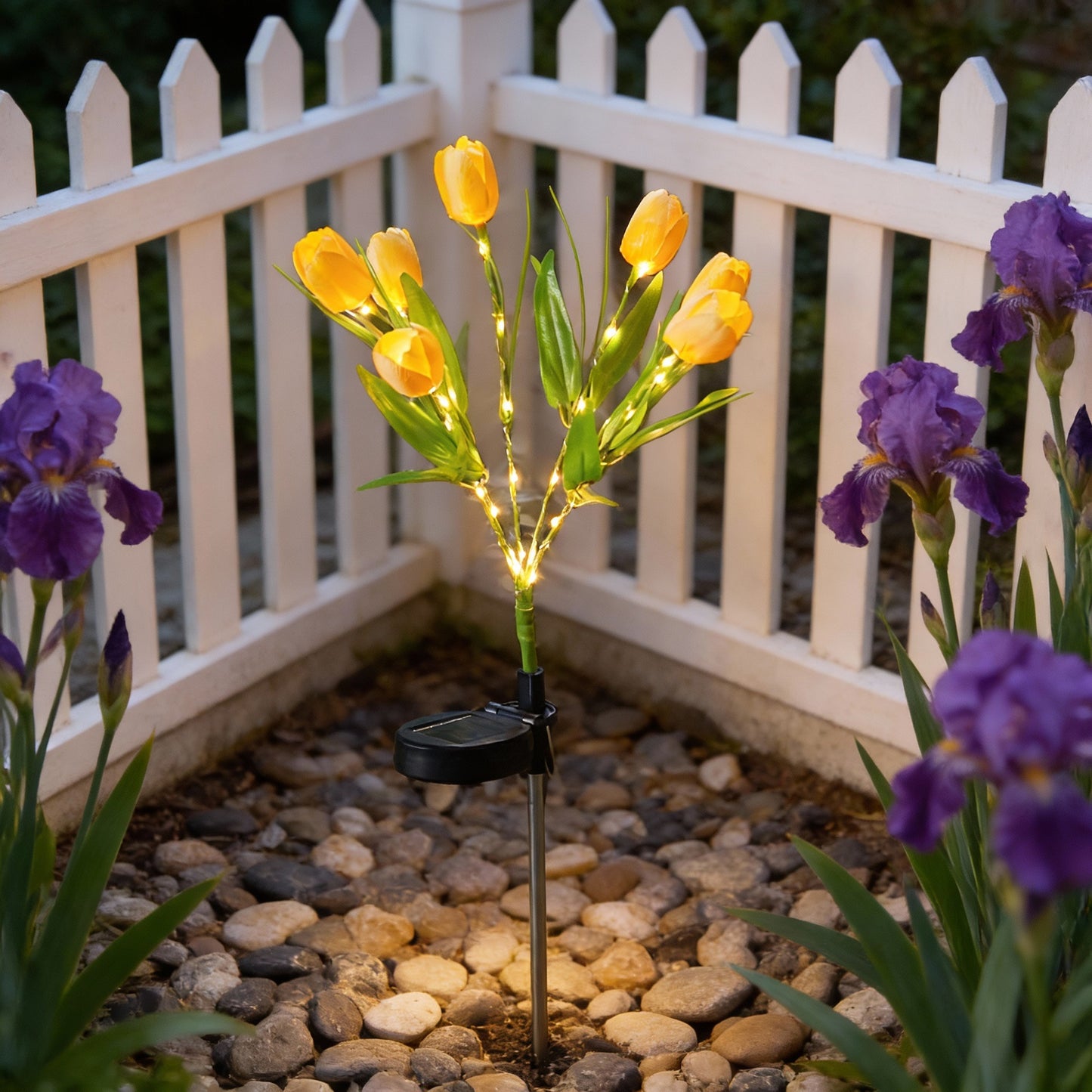 🔥Last Day 50% OFF|💐Simulation Flower Ground Stake Solar Light💐💡