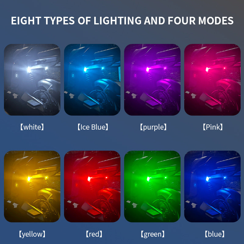 🔥Last Day 50% OFF| 🚗🌈RGB Car Ambient Lights🏍️🚨