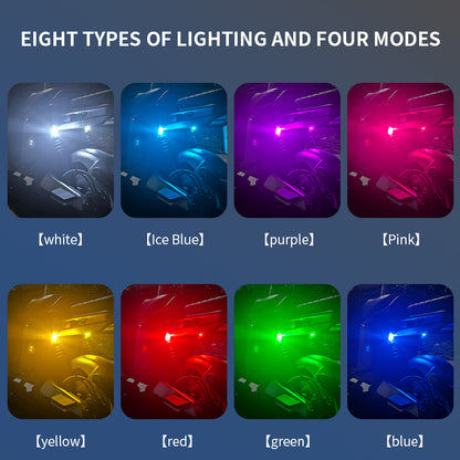 🔥Last Day 50% OFF| 🚗🌈RGB Car Ambient Lights🏍️🚨