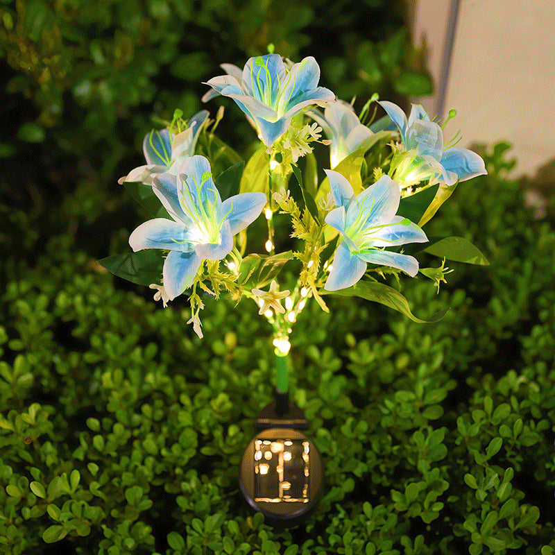🔥Last Day 50% OFF|💐Simulation Flower Ground Stake Solar Light💐💡