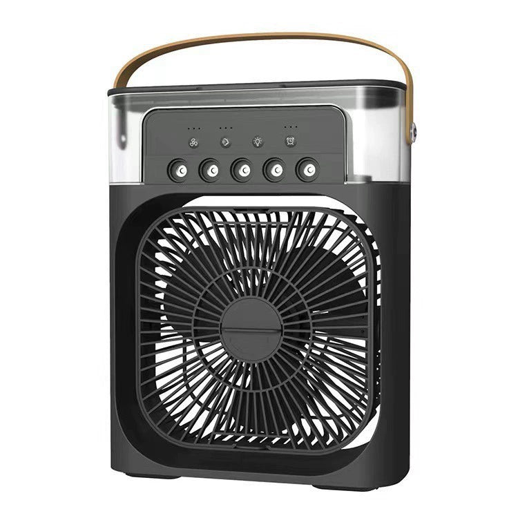 ❄️3-in-1 Portable Desktop Air Cooler Fan | Quiet USB Mini Cooling Humidifier