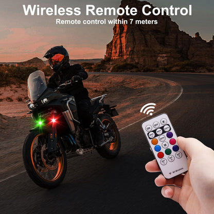 🔥Last Day 50% OFF| 🚗🌈RGB Car Ambient Lights🏍️🚨