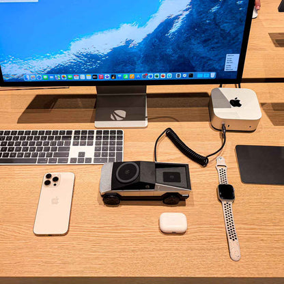 Armor King CyberDock 3-in-1 Wireless Charger + Car Model Ornament + Stand