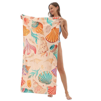 🔥Hot Sale 51% OFF🔥🏖️ 2-in-1 Organic Cotton Towel Bag