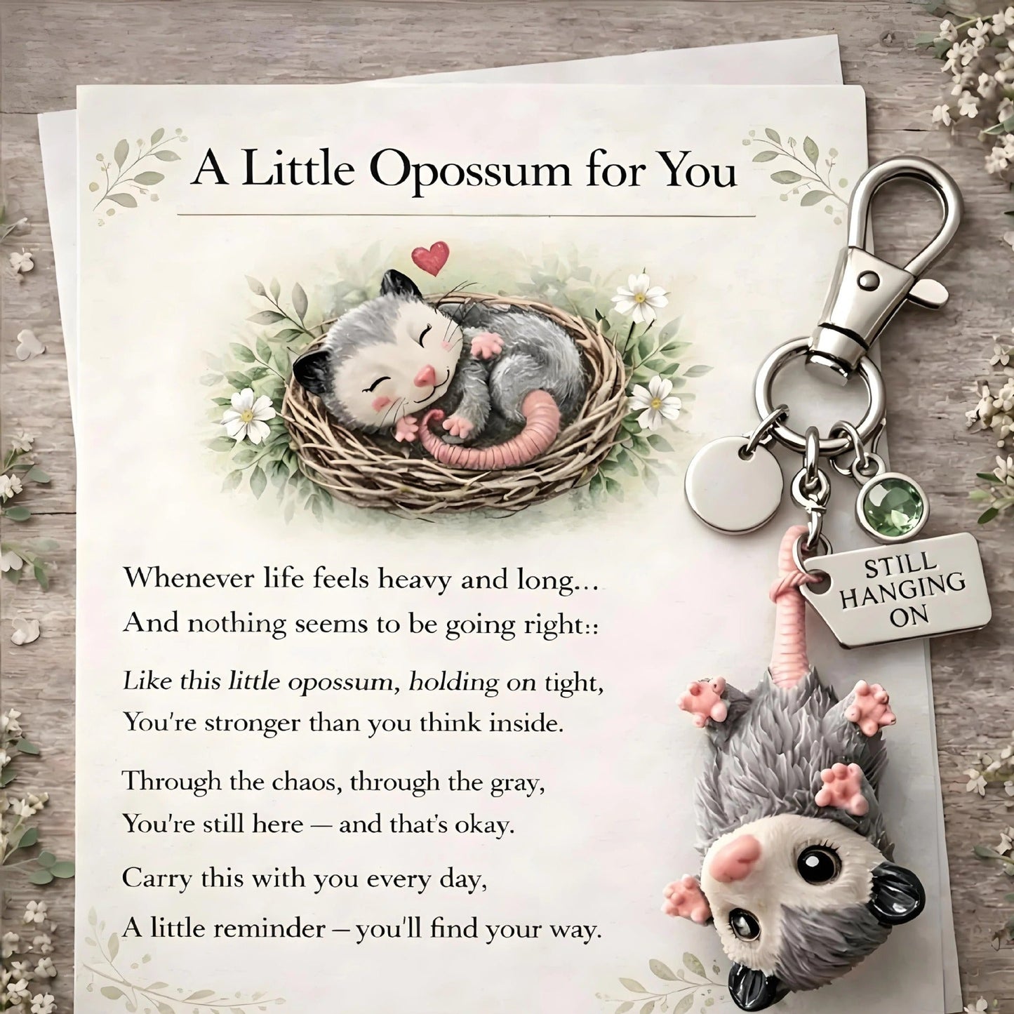 🔥Last Day 50% OFF🔥|🐮A Little Highland Cow For You Keychain: Your Daily Reminder of Quiet Strength🐄