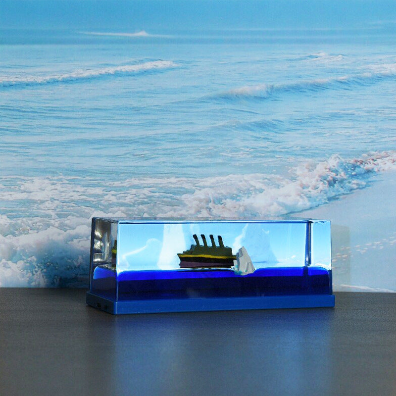 🎅Christmas Sales🎉Floating Liquid Ship Ornament