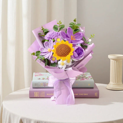 🎁Forever Flowers for Mom — Handmade Crochet Bouquet 💐