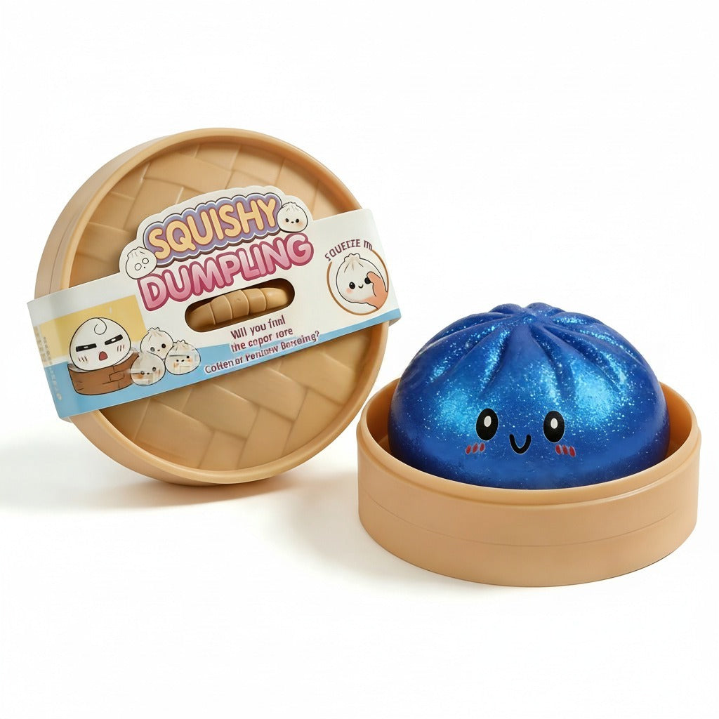 Kawaii Cute Rainbow Dumpling Squishy Stress Toy – Soft Slow-Rising Stress Relief Toy