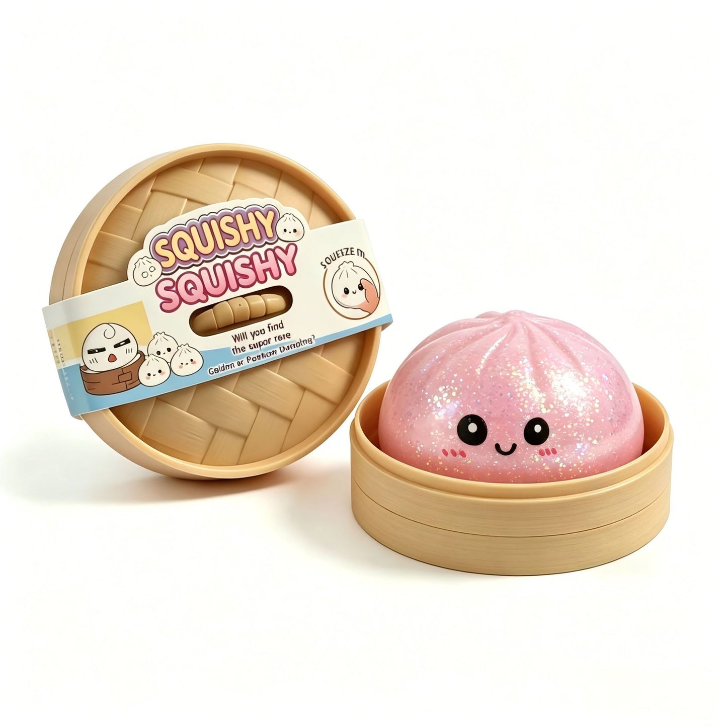Kawaii Cute Rainbow Dumpling Squishy Stress Toy – Soft Slow-Rising Stress Relief Toy