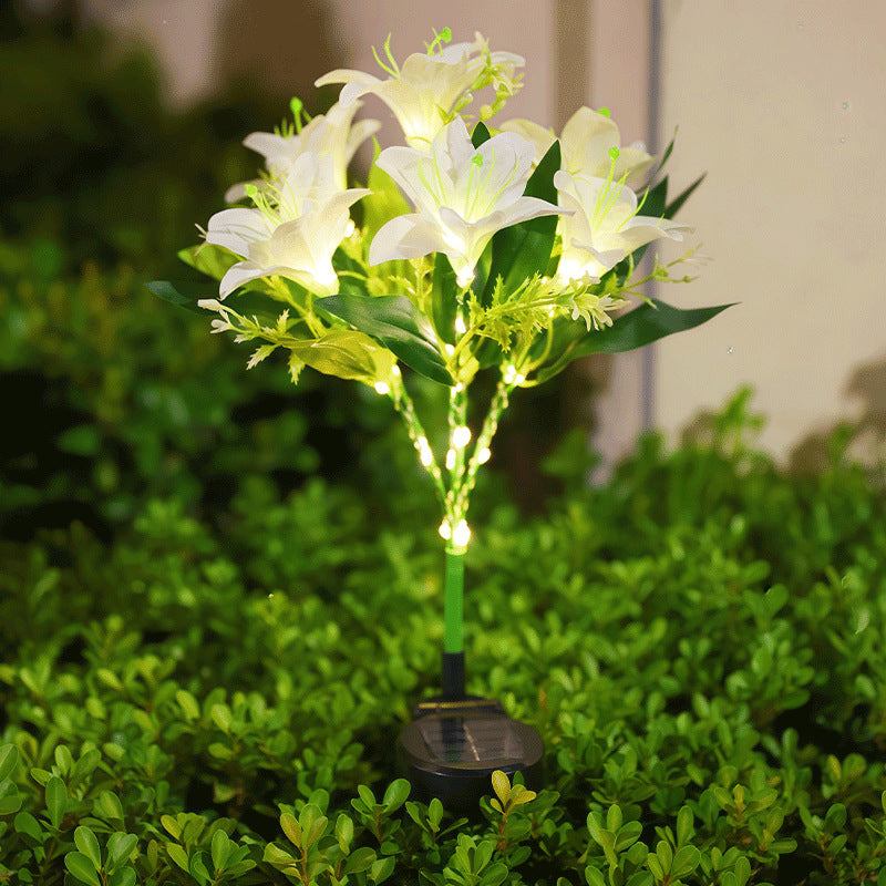 🔥Last Day 50% OFF|💐Simulation Flower Ground Stake Solar Light💐💡